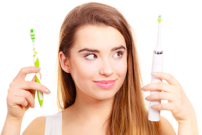Electric versus manual toothbrush