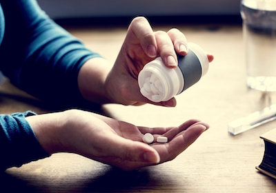 Adult Taking Medication